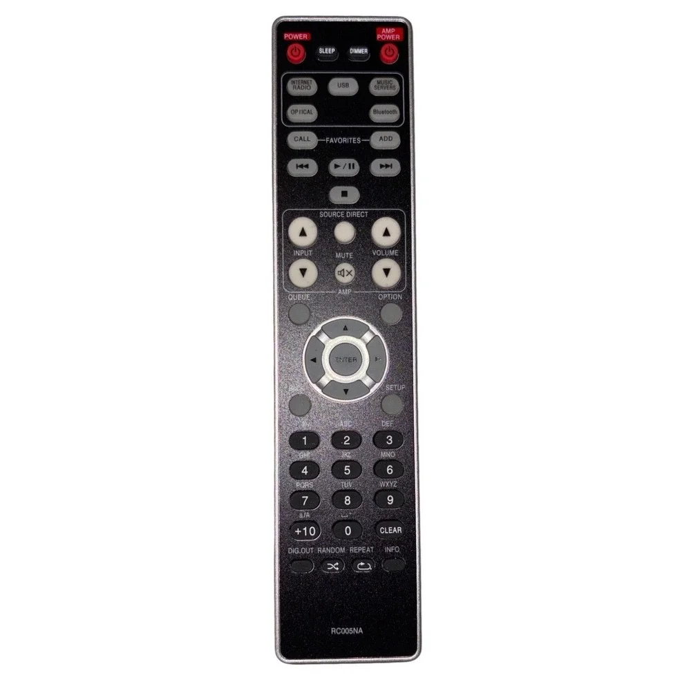 NEW RC003NA Audio Receiver Remote‎ Control Bluetooth USB Optical Home Theater